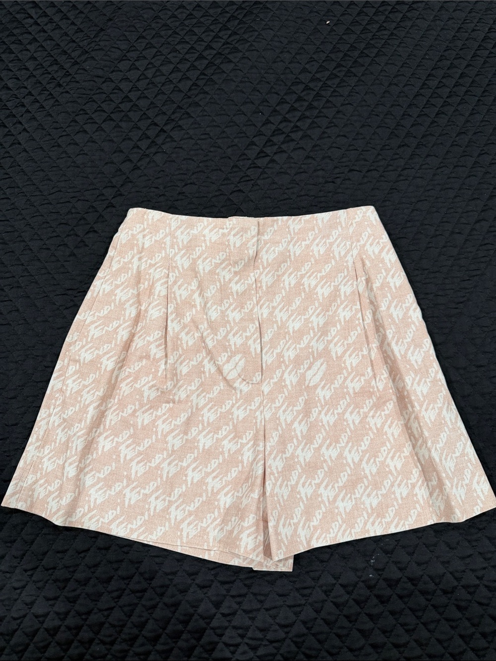 Fendi Blush Logo Jacquard Women’s Skort